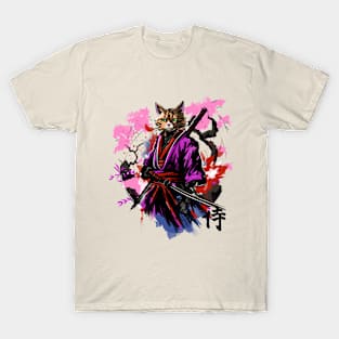 Samurai cat T-Shirt